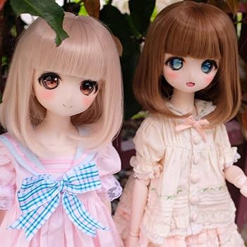 Amazon.co.jp: S322 ドール用 耐熱 ウィッグ 8～9インチ カツラ